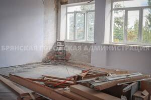Темпы капремонта в школе №40 в Брянске вызвали тревогу