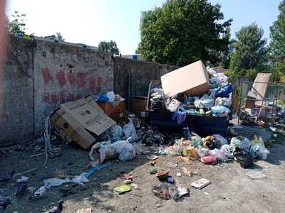 В Брянске устроили мусорный апокалипсис возле детсада «Загадка»