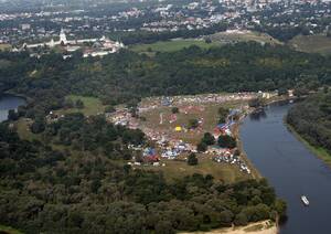 Брянцам показали Свенскую ярмарку с высоты птичьего полёта