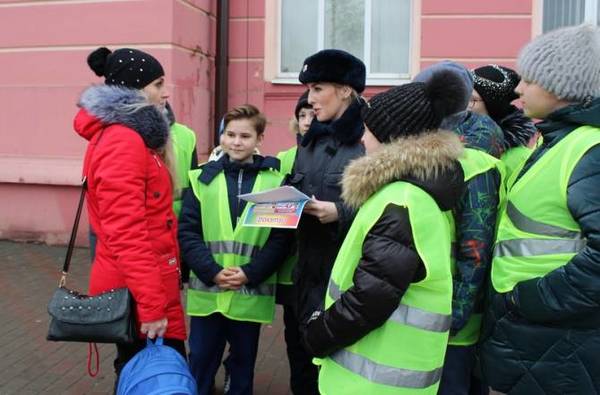 В Клинцах дети отправили пешеходов на переход