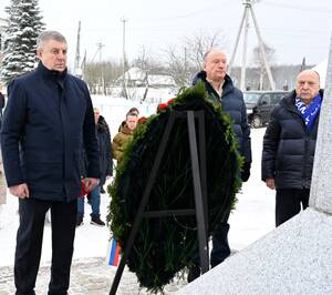 Патрушев посетил село Журиничи в Брянской области