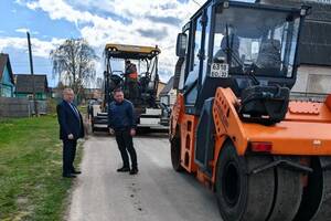 В брянской Жуковке завершается капремонт улицы Тельмана