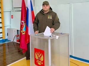 На Брянщине голосуют защитники Родины