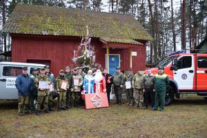 Сотрудники Лесопожарной службы Брянской области поддержали военнослужащих приграничья