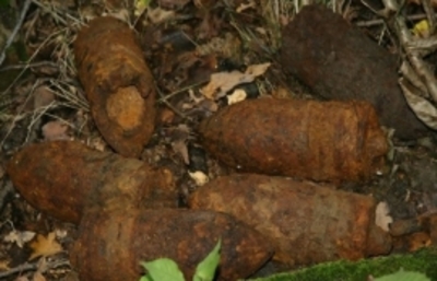 В поле под Севском нашли снаряды и 10 гранат