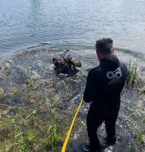 Третье тело подняли водолазы со дна озера в Почепе