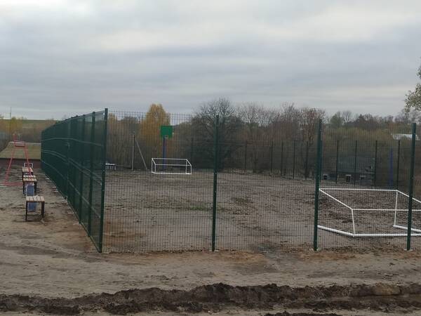 В селе Брасово в рамках инициативного бюджетирования построили спортивную площадку