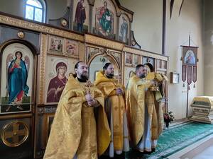 В Суземке прошло соборное богослужение в честь Александра Невского