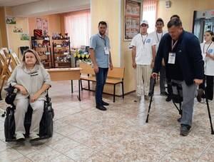 В Брянске проголосовали активисты Центра реабилитации инвалидов