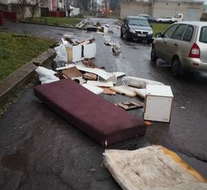 В Клинцах сняли на фото мусорный апокалипсис