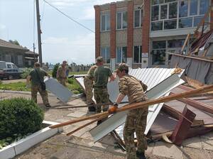 Бойцы «БАРС-Брянск» прибыли на помощь Климову после урагана