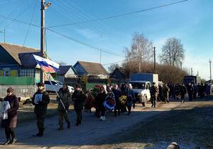 В Навлинском районе простились с погибшим в СВО Владимиром Пономарёвым