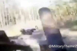 Опубликованы кадры ликвидации иностранного наемника в Брянской области