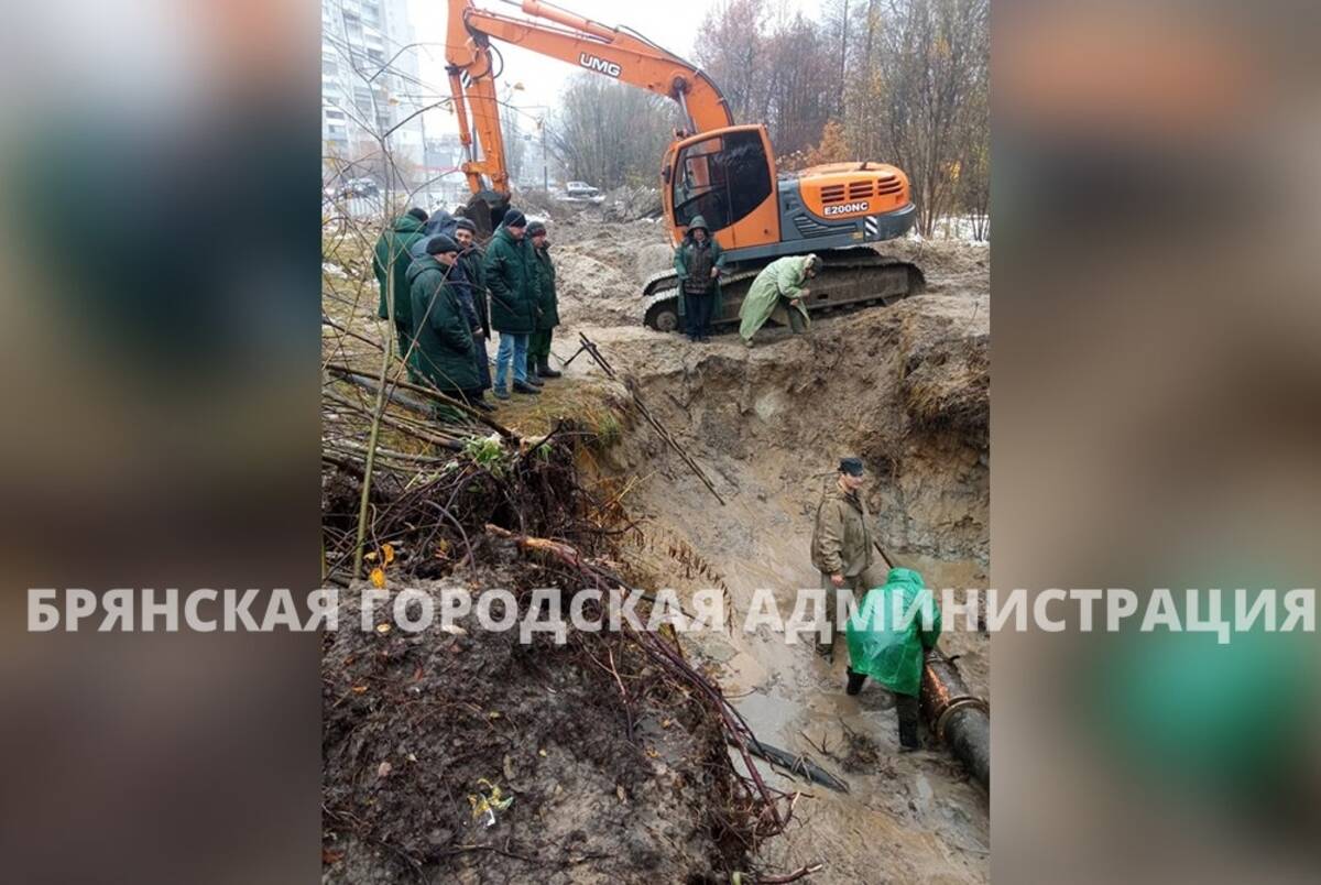 Брянский горводокал устраняет аварию на водозаборе в Бежице