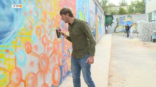 В Брянске возле «Кванториума» прошёл областной фестиваль граффити