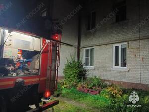 Пожарные из Унечи спасли квартиру от огня
