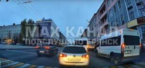 В Брянске водителя Chery наказали за выезд на встречку по видео из сети