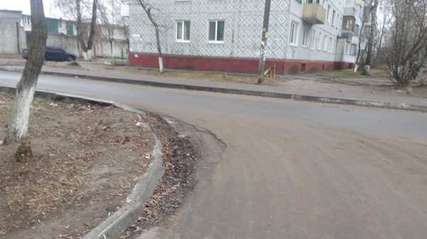 В Брянске требуют восстановить разрушенную дорогу на Новозыбковской