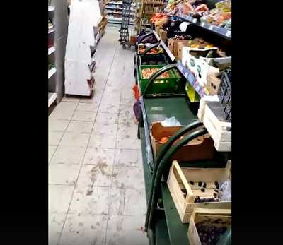 В Брянске сняли на видео свинарник в магазине «Магнит»