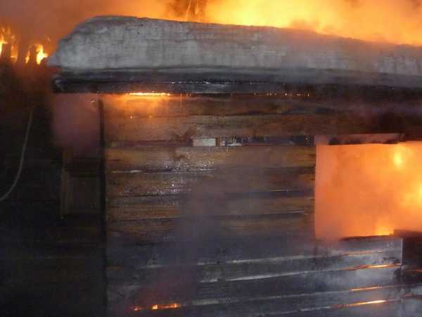 В Жирятинском район загорелся частный жилой дом