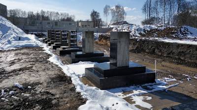 Фундамент под новый Ледовый дворец в Стародубе почти готов