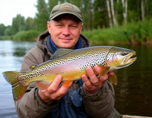 Двое навлинцев украли форель у рыбака из Белгорода и съели её