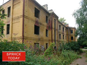 В Брянске сгорело здание бывшего гестапо