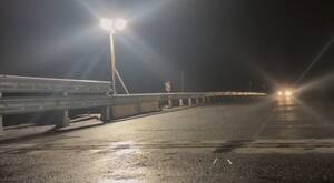 Губернатор Богомаз ночью проехал по восстановленному после теракта мосту в Выгоничском районе