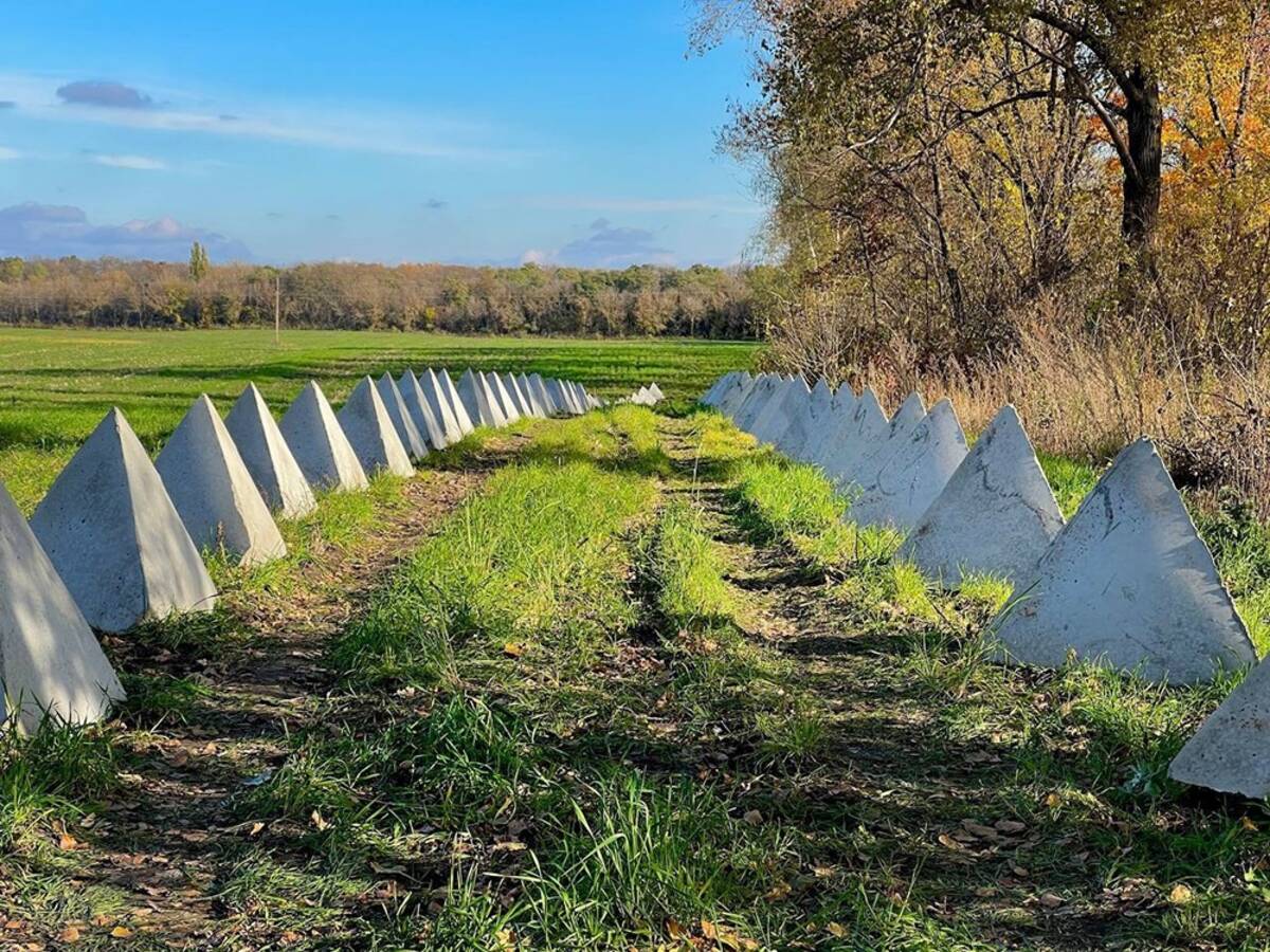 В Брянской области построили защитную линию обороны на государственной границе с Украиной