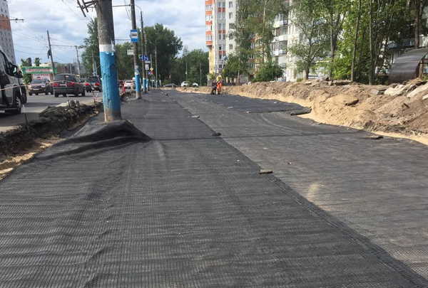 На Авиационной улице в Брянске продолжается масштабный ремонт