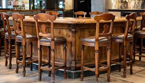 Деревянные барные стулья: от истории до современности