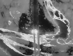 У брянской границы бойцы РФ «Геранями» уничтожили ж/д мост через Сейм