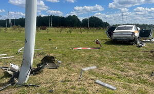 В Брянске пьяный угонщик разбил чужую машину