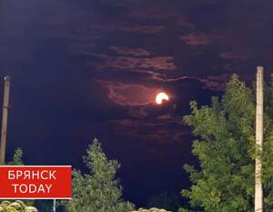 Небо в Брянске осветила Бобровая луна