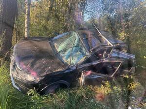 Водитель Лады госпитализирован после аварии на трассе М-3