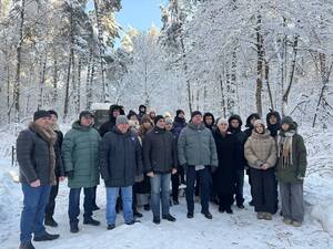 У мемориала в Карховском лесу прошел митинг памяти жертв нацистов