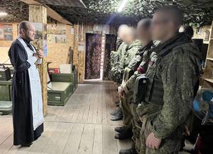 Брянские священники посетили позиции на дальней границе региона