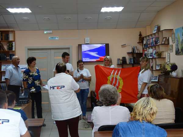 Климовский район присоединился к эстафете флага
