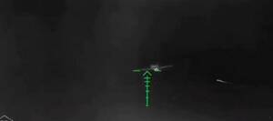 Росгвардия показала кадры уничтожения украинского БПЛА в Брянской области