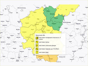 Непогода задержится: брянцам продлили страшные предупреждения