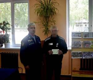 Осужденного из брянской колонии-поселения наградили медалью «За отвагу»