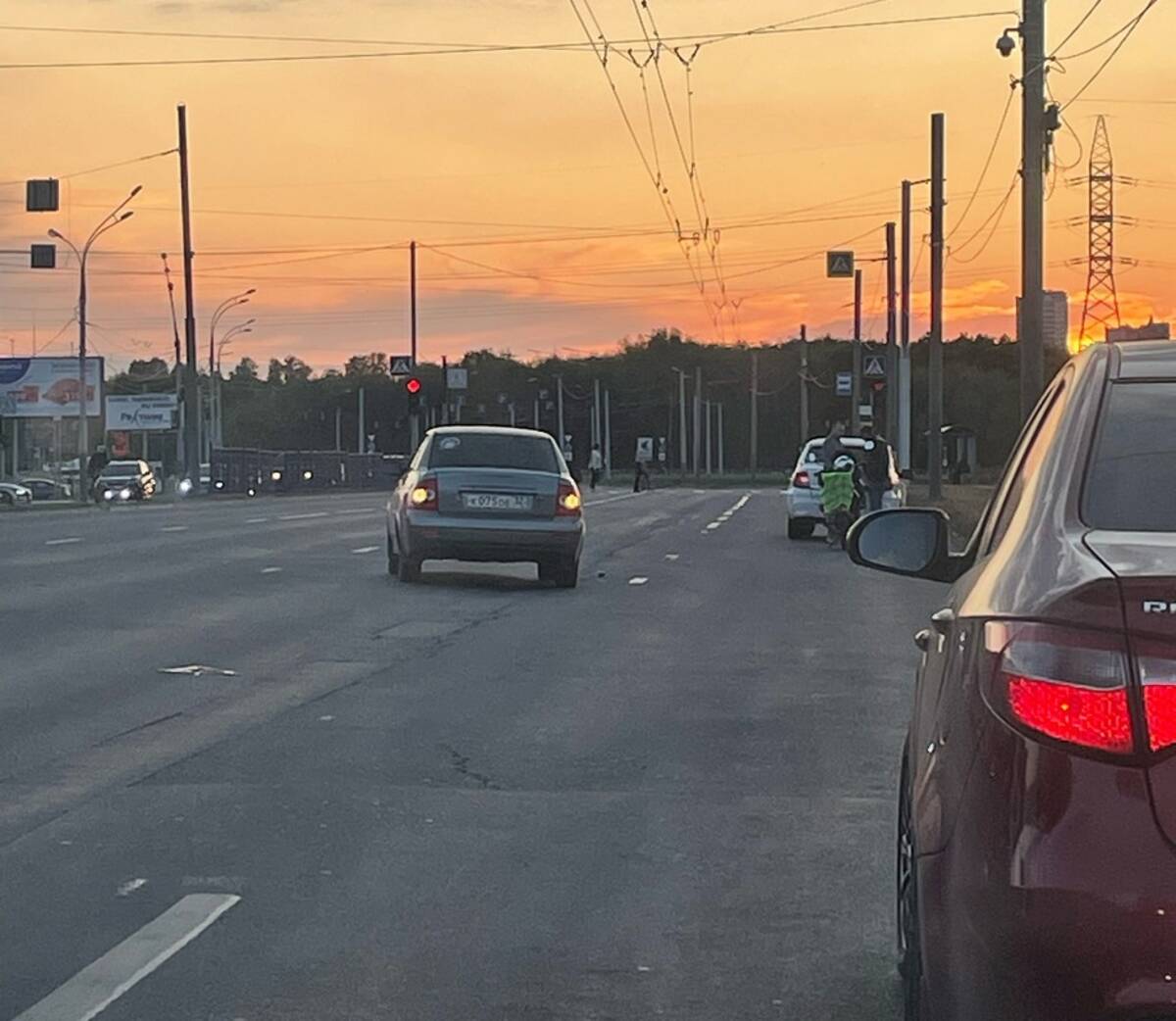 В Брянске на проспекте Московском произошло ДТП