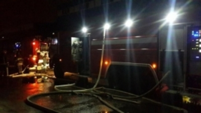 Ночью тушили пожар в Бежицком районе Брянска