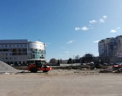 Активно ведется строительство новой дороги на Советской в Брянске