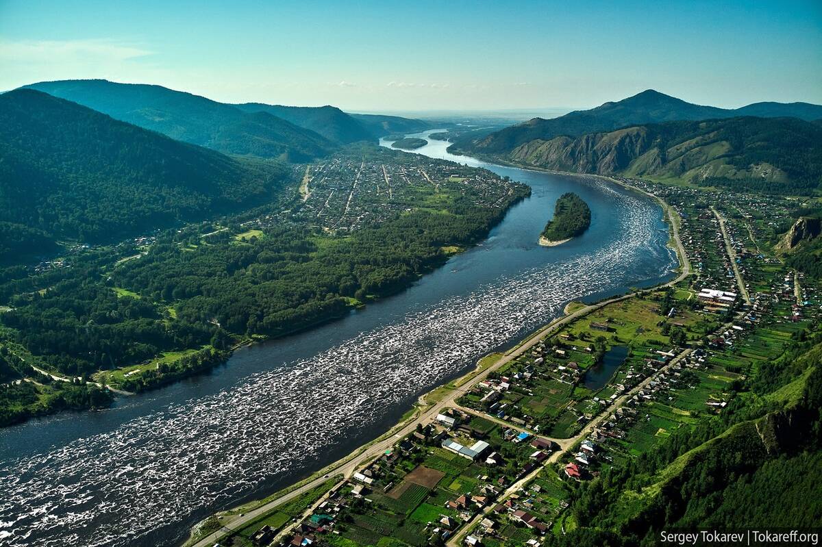 Река Енисей Красноярский край