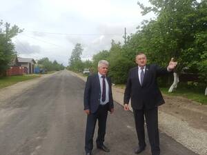 В Мглине проверили качество отремонтированных дорог