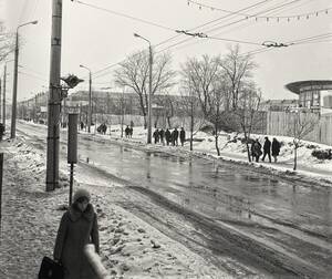 Брянцам показали старое фото проспекта Ленина и строящегося цирка