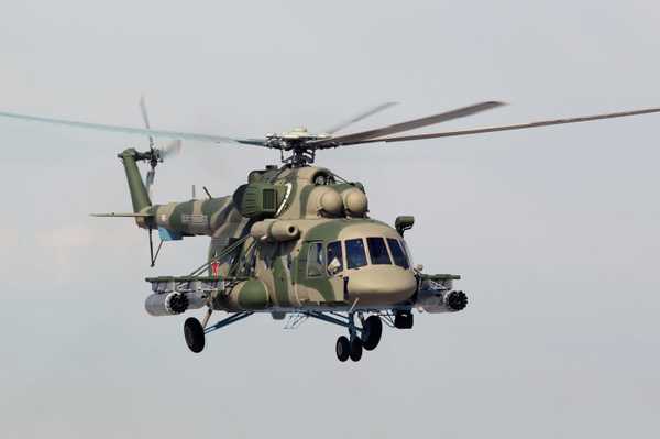 В Красноярском крае совершил жесткую посадку вертолет Ми-8