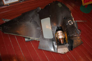 В суземский музей военнослужащие передали украинский БПЛА «Скат»