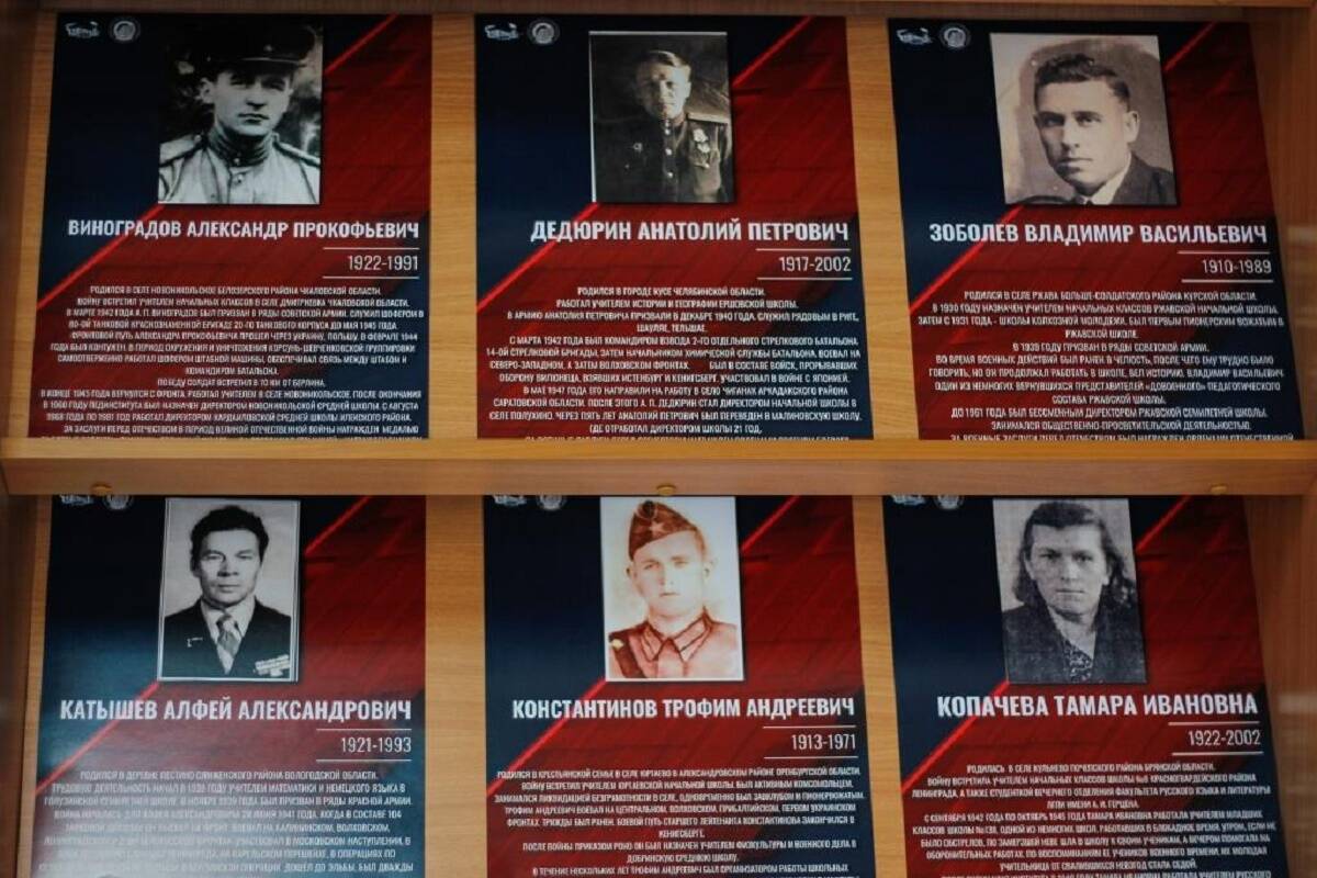 В Брянском госуниверситете открылась фотовыставка «Учителя в Великой Отечественной войне»